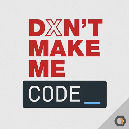 Don't Make Me Code logo